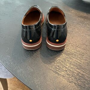 Black Patent Leather Loafers